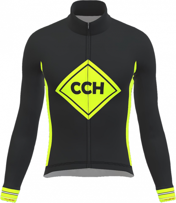 GSG - Cch Windproof Ls Jersey 2026 - Preorder - Noir & fluo yellow